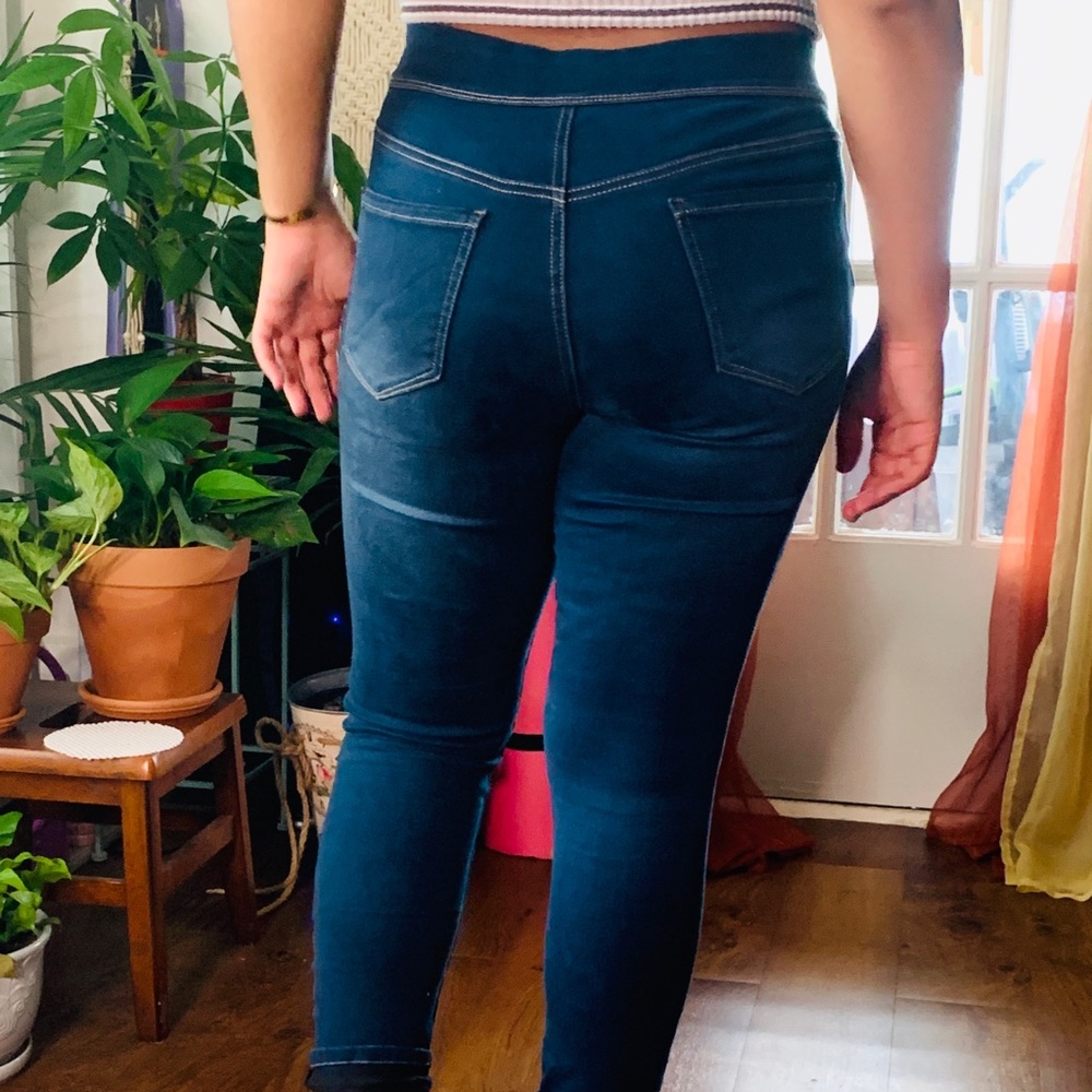Denim jeggings
